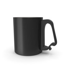 Black Aluminium Cup
