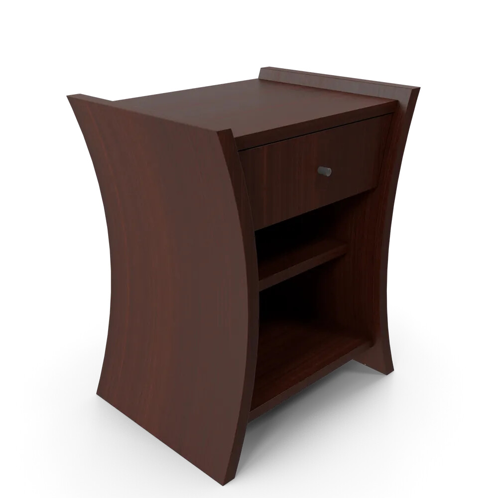 Bedside Table African Cherry